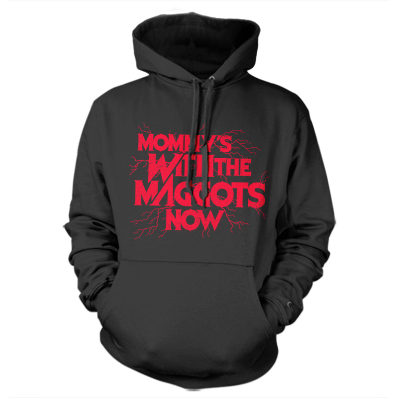 Mommy's With The Maggots Now Hoodie - FiveFingerTees