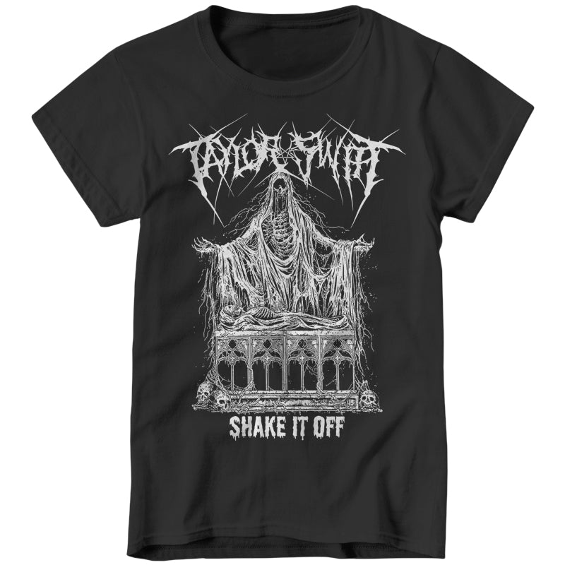 Taylor Swift Death Metal Ladies T-Shirt - FiveFingerTees