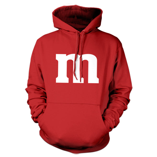 Red M&M Costume Hoodie - FiveFingerTees