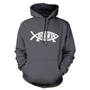 Darwin Fish Hoodie - FiveFingerTees