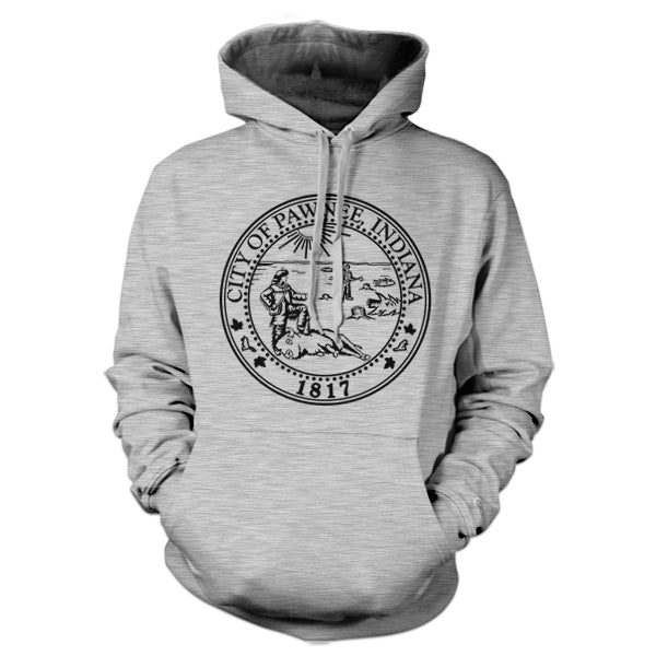 City Of Pawnee Seal Hoodie - FiveFingerTees
