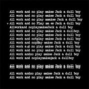 All Work And No Play Makes Jack A Dull Boy T-Shirt - FiveFingerTees