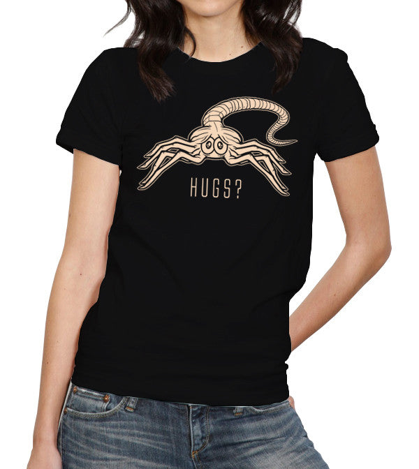 Facehugger Hugs? T-Shirt - FiveFingerTees