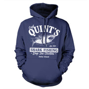 Quint's Shark Fishing Hoodie - FiveFingerTees