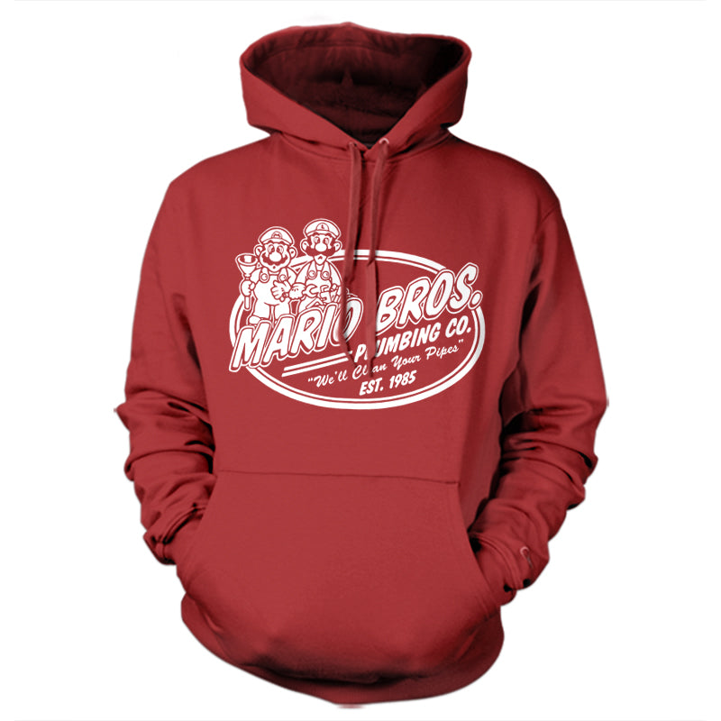 Mario Brothers Plumbing Co. Hoodie - FiveFingerTees