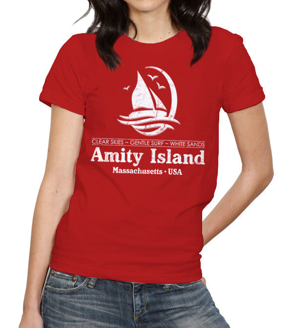 Amity Island T-Shirt - FiveFingerTees