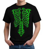 Spinal Tap Green Skeleton T-Shirt - FiveFingerTees