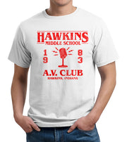 Hawkins Middle School A.V. Club T-Shirt - FiveFingerTees