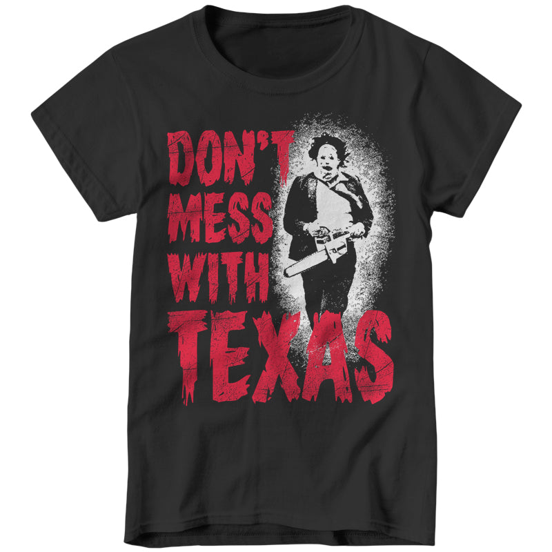 Don't Mess With Texas Ladies T-Shirt - FiveFingerTees