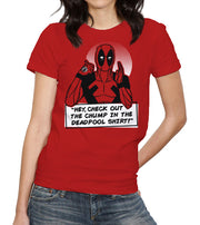 Hey Check Out The Chump In The Deadpool Shirt T-Shirt - FiveFingerTees
