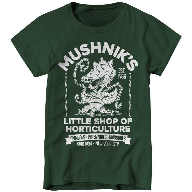Mushnik's Little Shop of Horticulture Ladies T-Shirt - FiveFingerTees