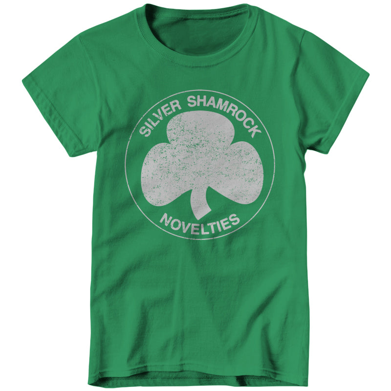Silver Shamrock Novelties Ladies T-Shirt - FiveFingerTees