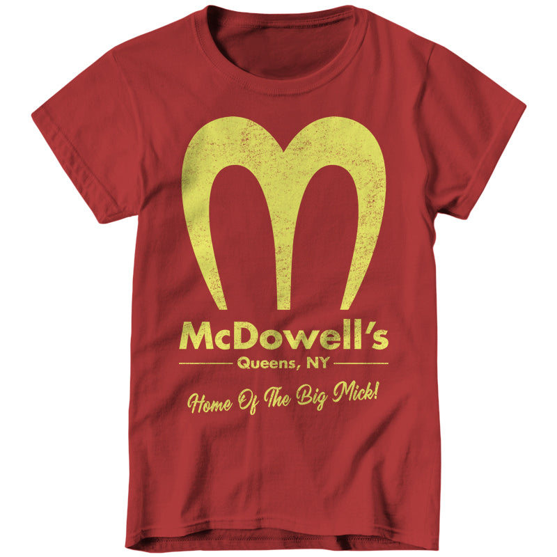 McDowell's Ladies T-Shirt - FiveFingerTees
