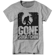 Gone Squatchin Ladies T-Shirt - FiveFingerTees