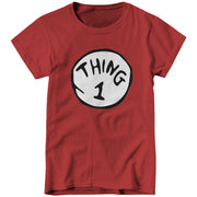 Thing 1 Ladies T-Shirt - FiveFingerTees