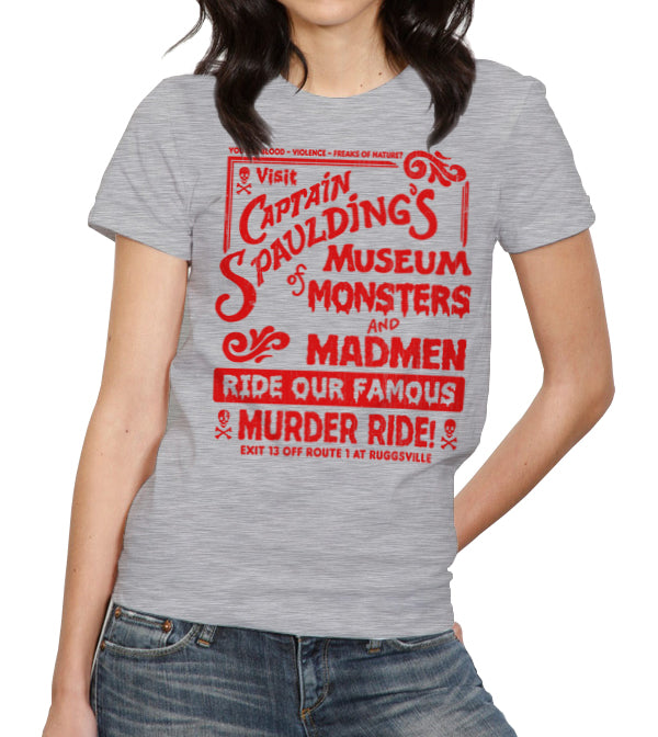 Captain Spaulding's Museum Of Monsters And Madmen T-Shirt - FiveFingerTees