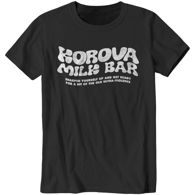 Korova Milk Bar T-Shirt - FiveFingerTees