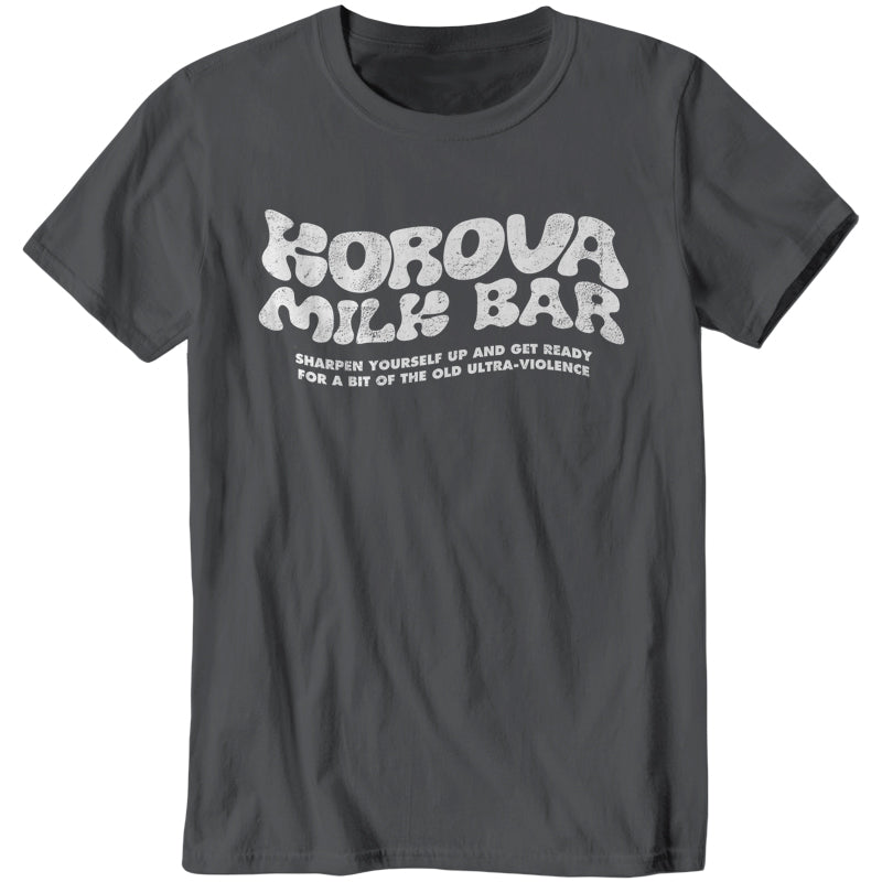 Urban Backwoods Korova Milk Bar Long Sleeve T-Shirt - Premium Heavy Cotton, Regular Fit