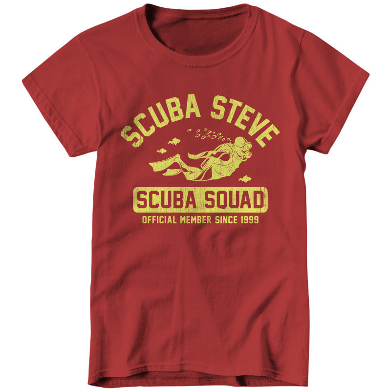 Scuba Steve Ladies T-Shirt - FiveFingerTees