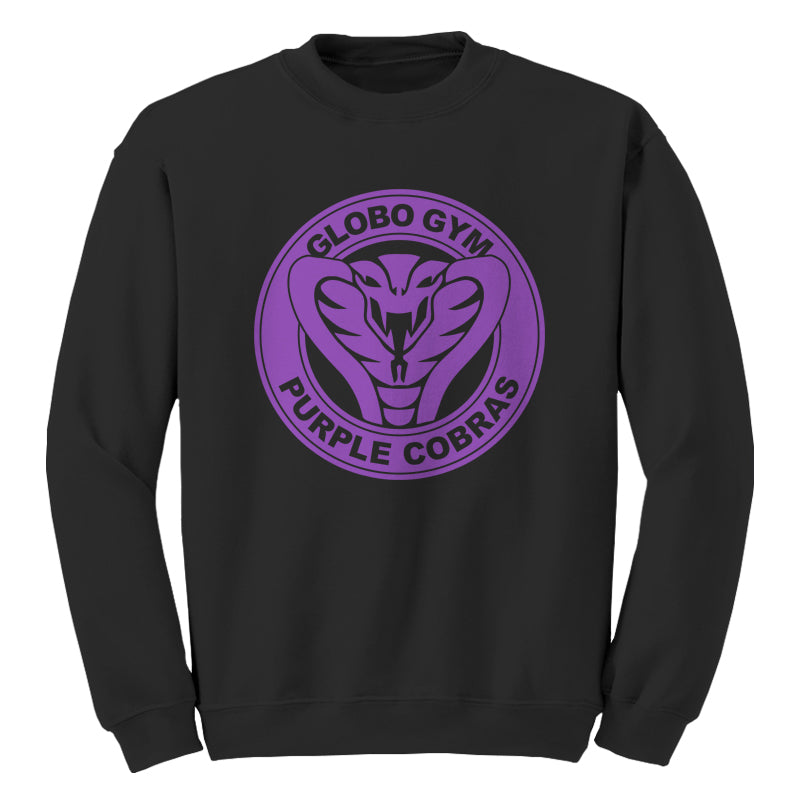 Globo Gym Purple Cobras Sweatshirt - FiveFingerTees