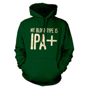 My Blood Type Is IPA+ Hoodie - FiveFingerTees