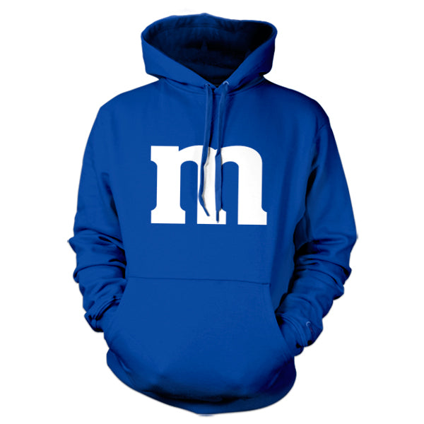 M&M Costume Hoodie - FiveFingerTees 2X-Large / Royal Blue