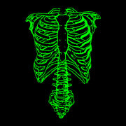Spinal Tap Green Skeleton T-Shirt - FiveFingerTees