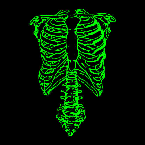 Spinal Tap Green Skeleton T-Shirt - FiveFingerTees