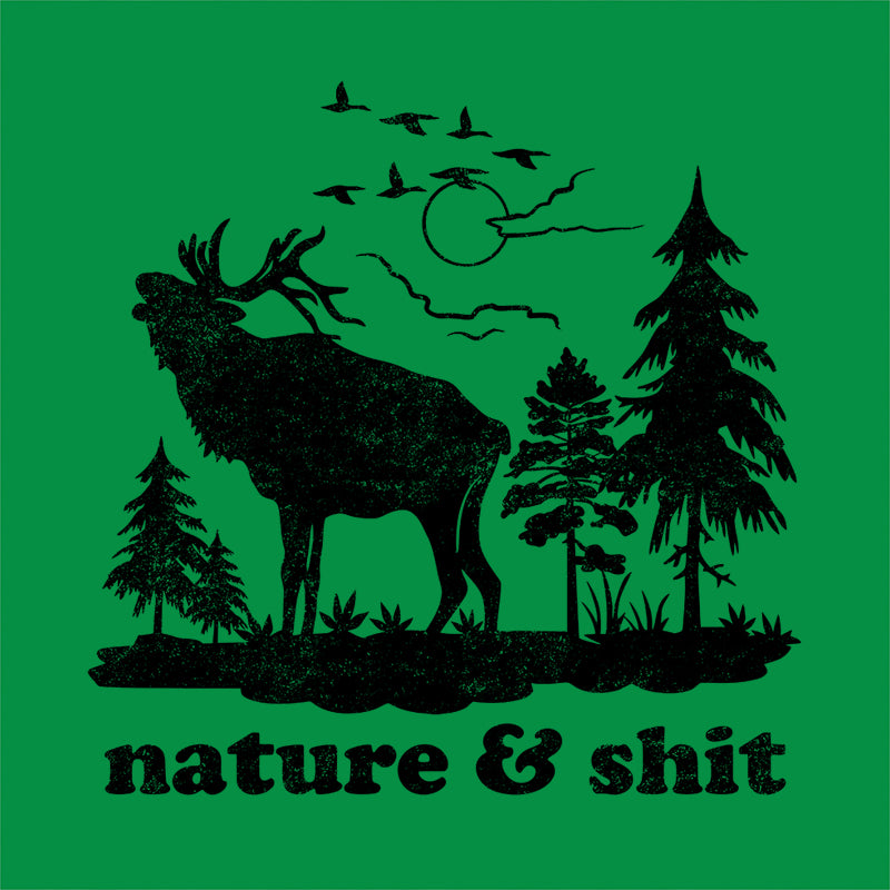 Nature & Shit T-Shirt - FiveFingerTees