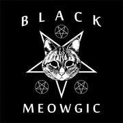 Black Meowgic T-Shirt - FiveFingerTees