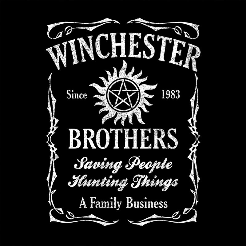 Winchester Brothers TShirt FiveFingerTees