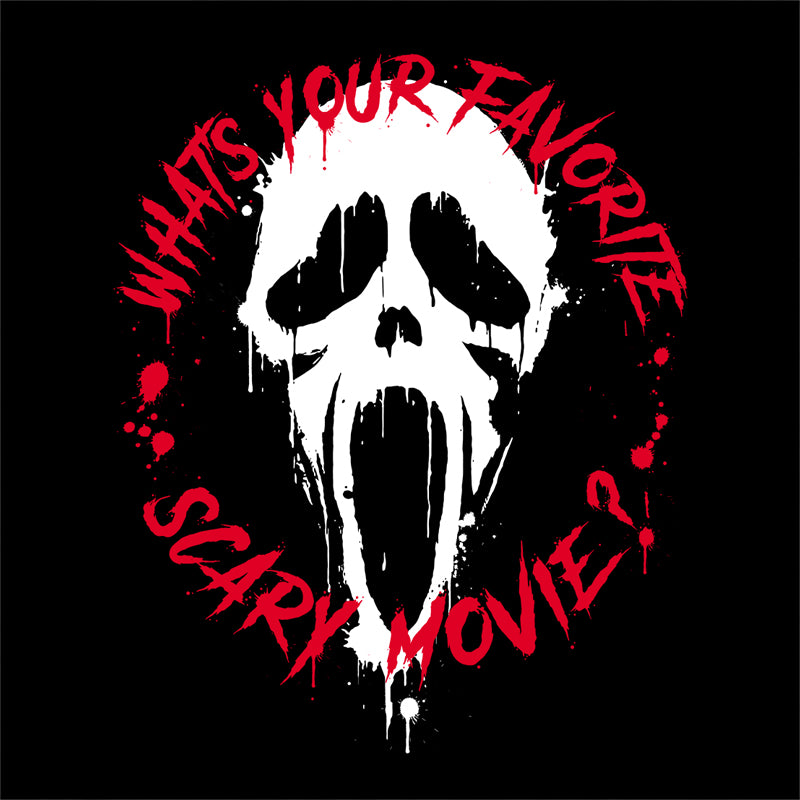 What's Your Favorite Scary Movie? T-Shirt - FiveFingerTees