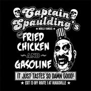 Captain Spaulding's Fried Chicken And Gasoline T-Shirt - FiveFingerTees