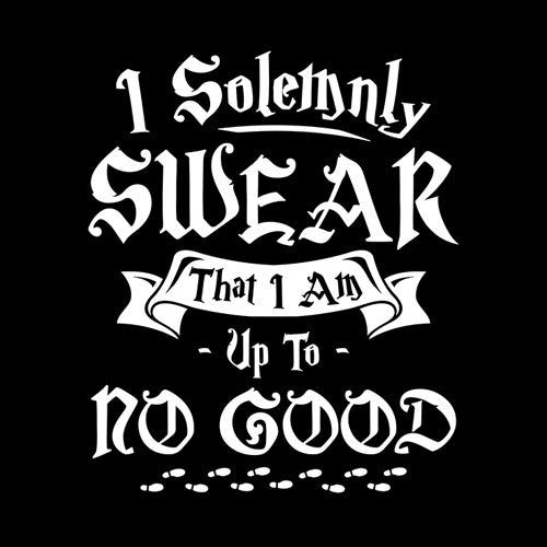 I Solemnly Swear That I Am Up To No Good T-Shirt - FiveFingerTees