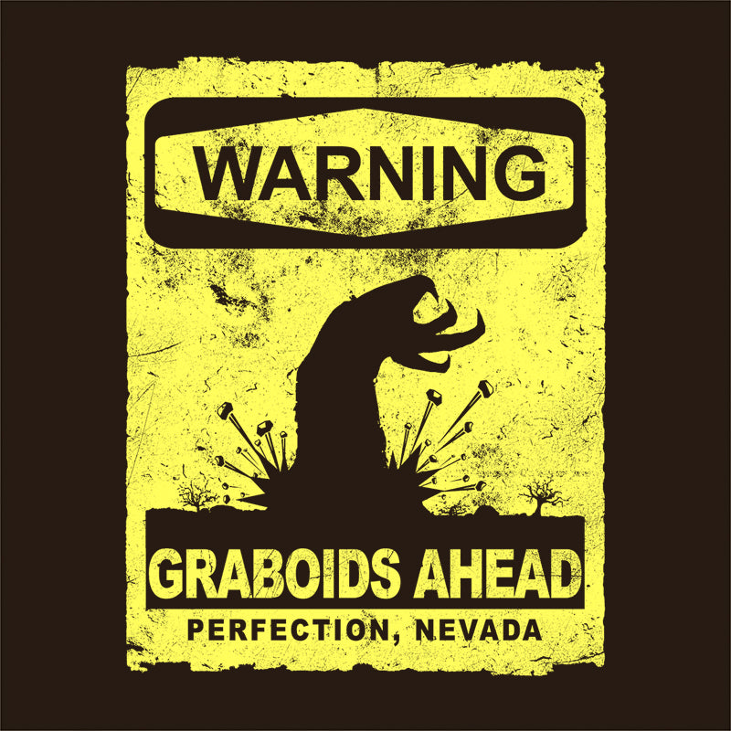 Warning: Graboids Ahead T-Shirt - FiveFingerTees