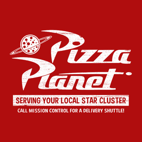 Pizza Planet T-Shirt - FiveFingerTees
