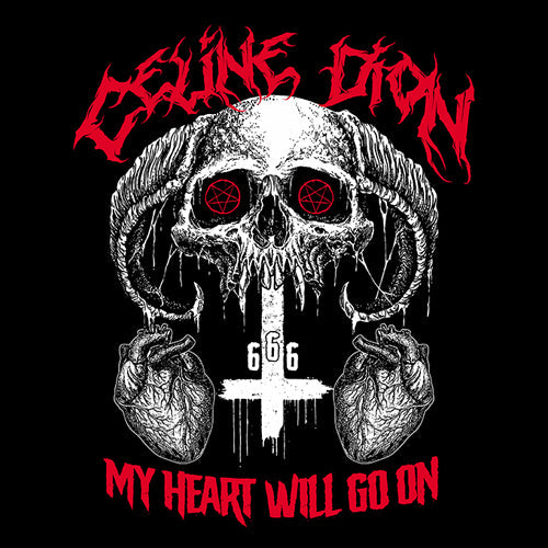 Celine Dion Death Metal T-Shirt - FiveFingerTees
