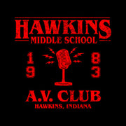 Hawkins Middle School A.V. Club Hoodie - FiveFingerTees