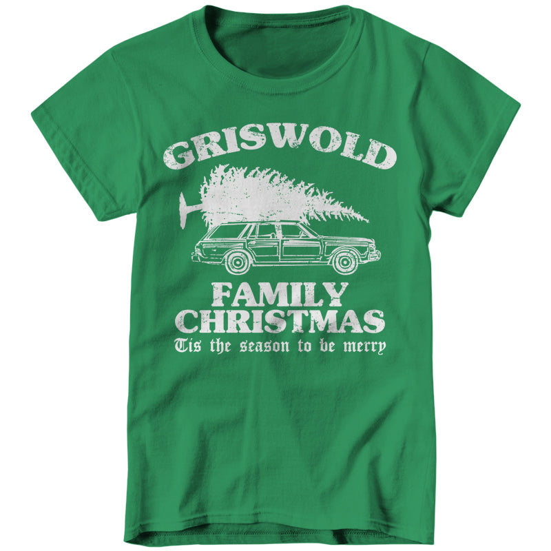 Griswold Family Christmas Ladies T-Shirt - FiveFingerTees