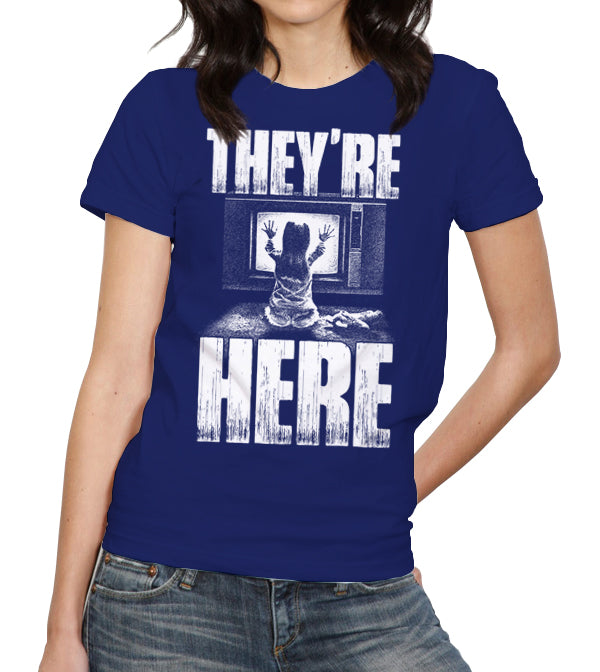 They're Here T-Shirt - FiveFingerTees
