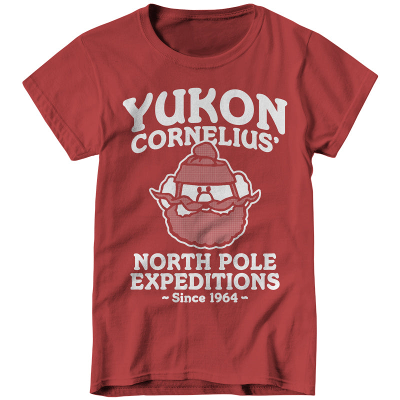 Fordi afvisning Bunke af Yukon Cornelius' North Pole Expeditions T-Shirt - FiveFingerTees
