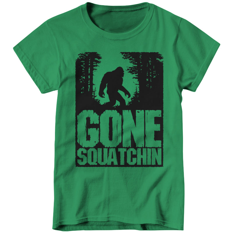 Gone Squatchin T-Shirt - FiveFingerTees