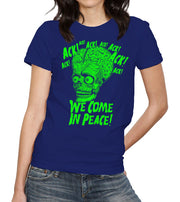 Ack! We Come In Peace T-Shirt - FiveFingerTees