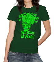 Ack! We Come In Peace T-Shirt - FiveFingerTees