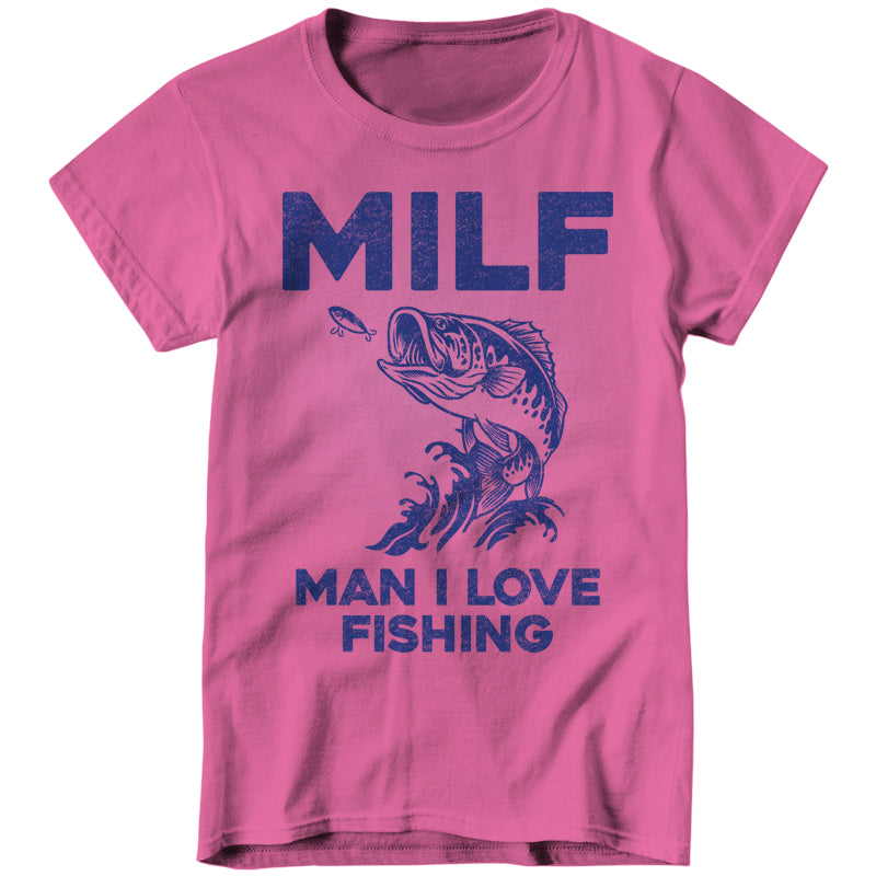 MILF Man I Love Fishing T-Shirt - FiveFingerTees