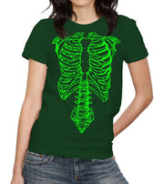 Spinal Tap Green Skeleton T-Shirt - FiveFingerTees
