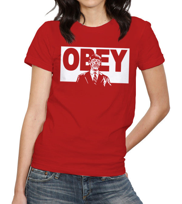 They Live Obey T-Shirt - FiveFingerTees
