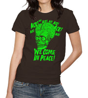 Ack! We Come In Peace T-Shirt - FiveFingerTees