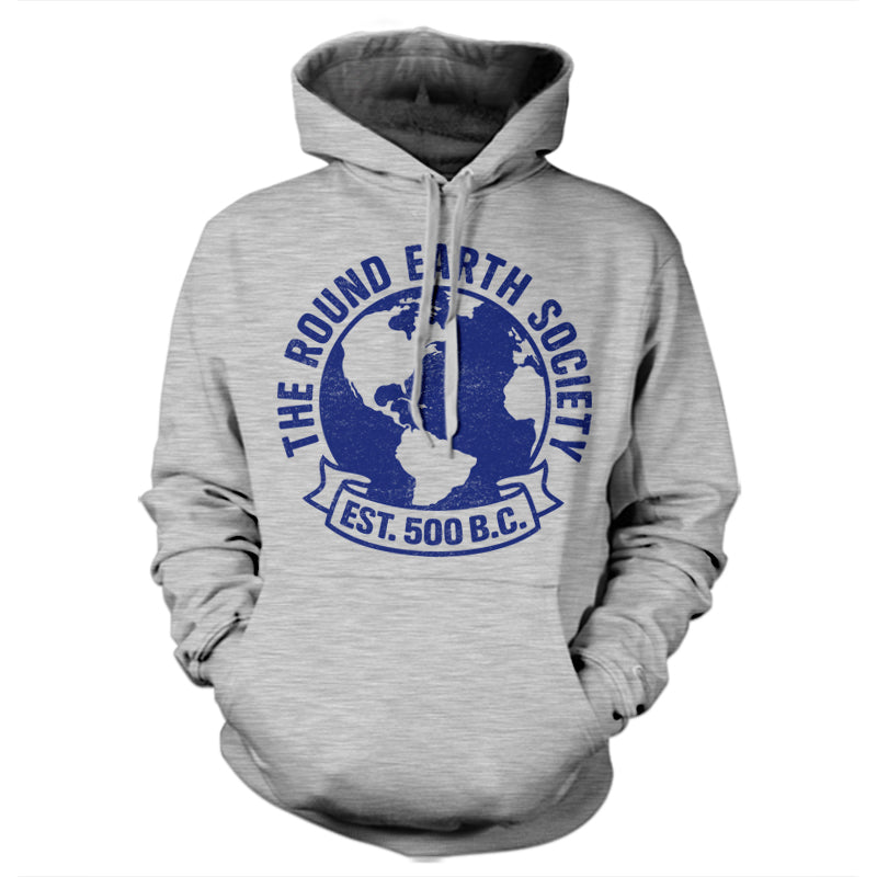 The Round Earth Society Hoodie - FiveFingerTees