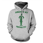 Smiling's My Favorite Hoodie - FiveFingerTees